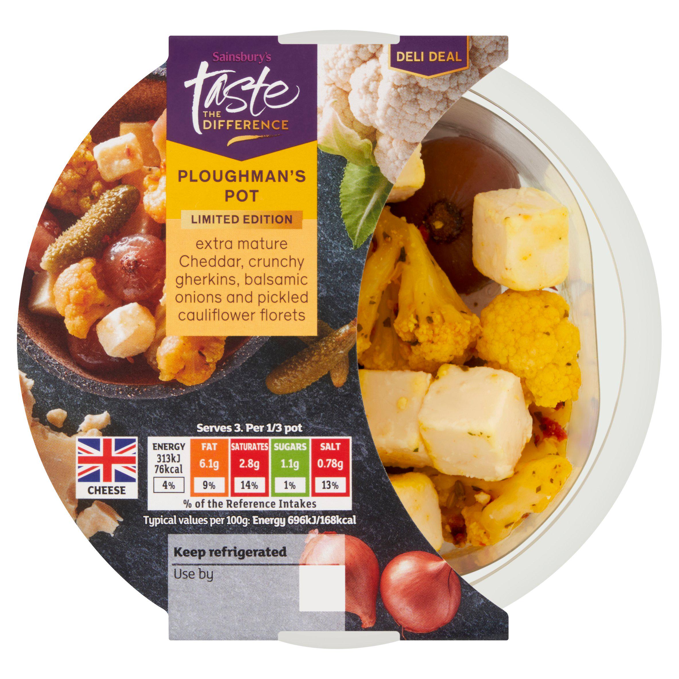 Sainsbury's Ploughman's Pot Summer Edition 135g (British brand)