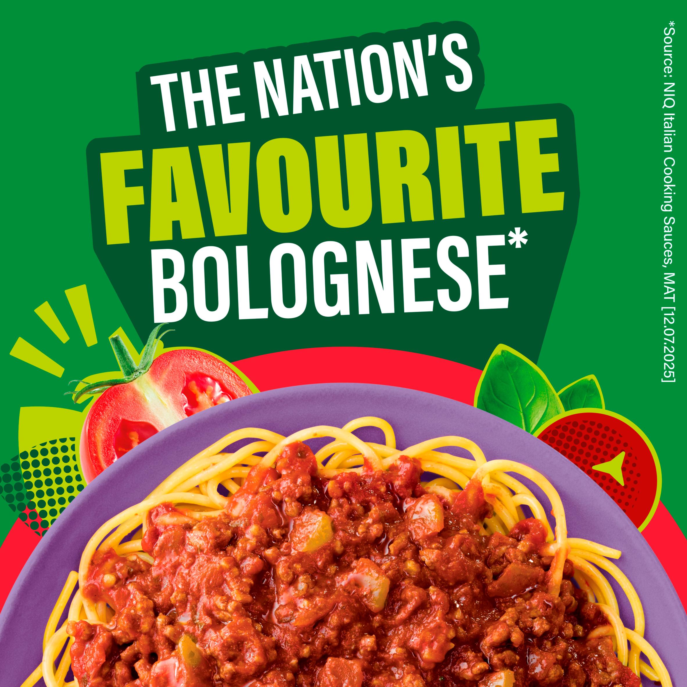 Dolmio onion garlic bolognese pasta sauce 675g, imported from the UK