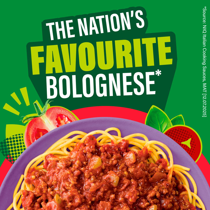 Dolmio onion garlic bolognese pasta sauce 675g, imported from the UK