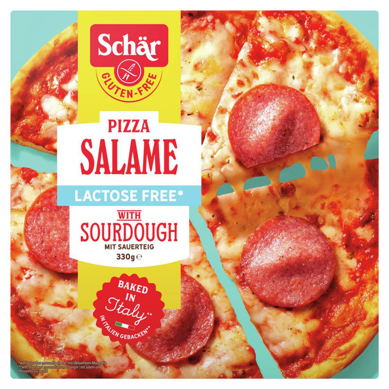 Schär gluten free pizza salame 330g (British brand)