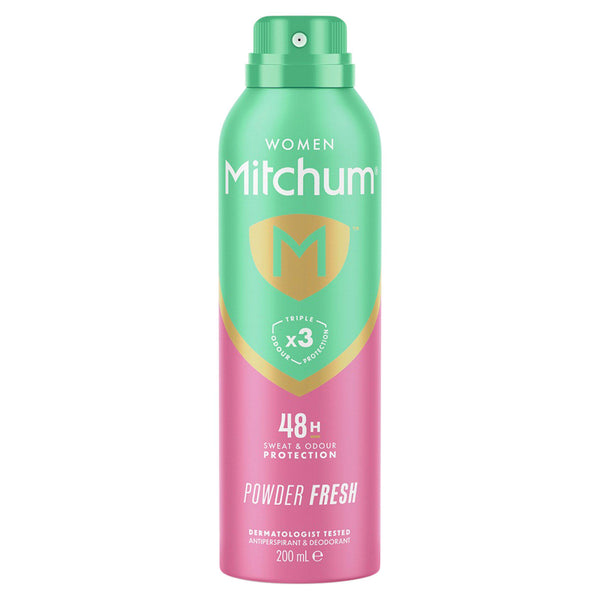 Mitchum Women Triple Odor Defense Protection Powder Fresh Anti-Perspirant & Deodorant 200ml