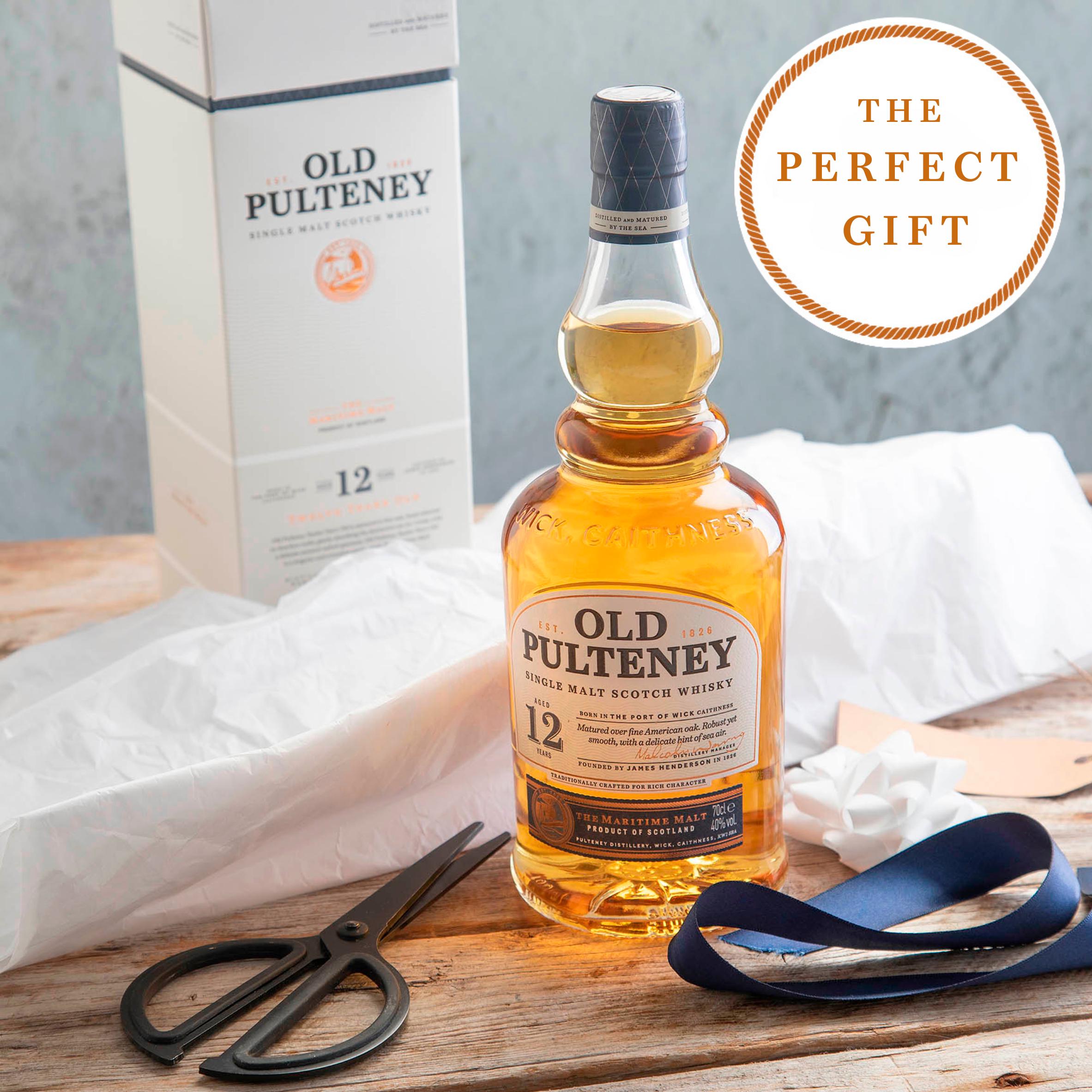Old Pulteney 12 Year Old Single Malt Scotch Whisky 70cl (British brand)
