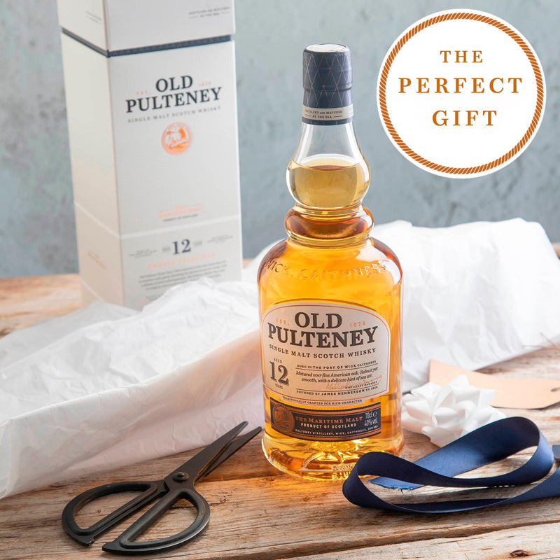 Old Pulteney 12 Year Old Single Malt Scotch Whisky 70cl (British brand)