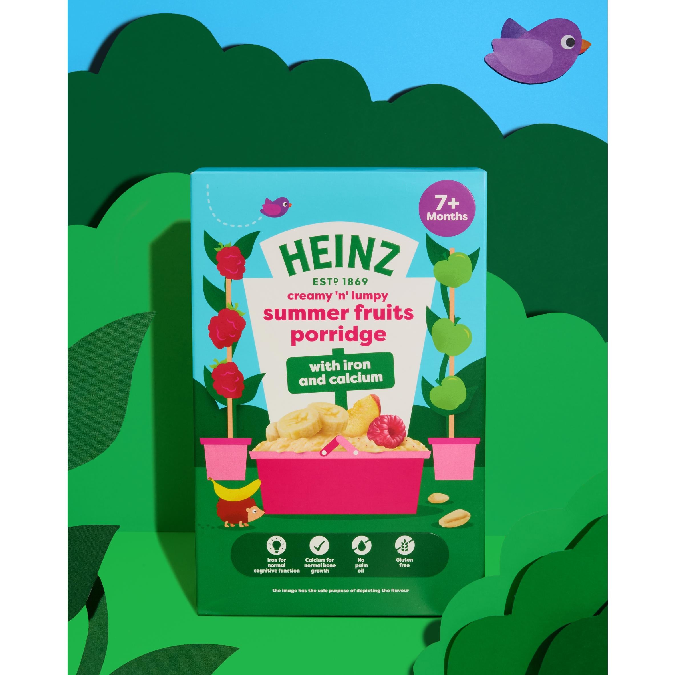 Heinz baby porridge summer fruits 200g (British brand)