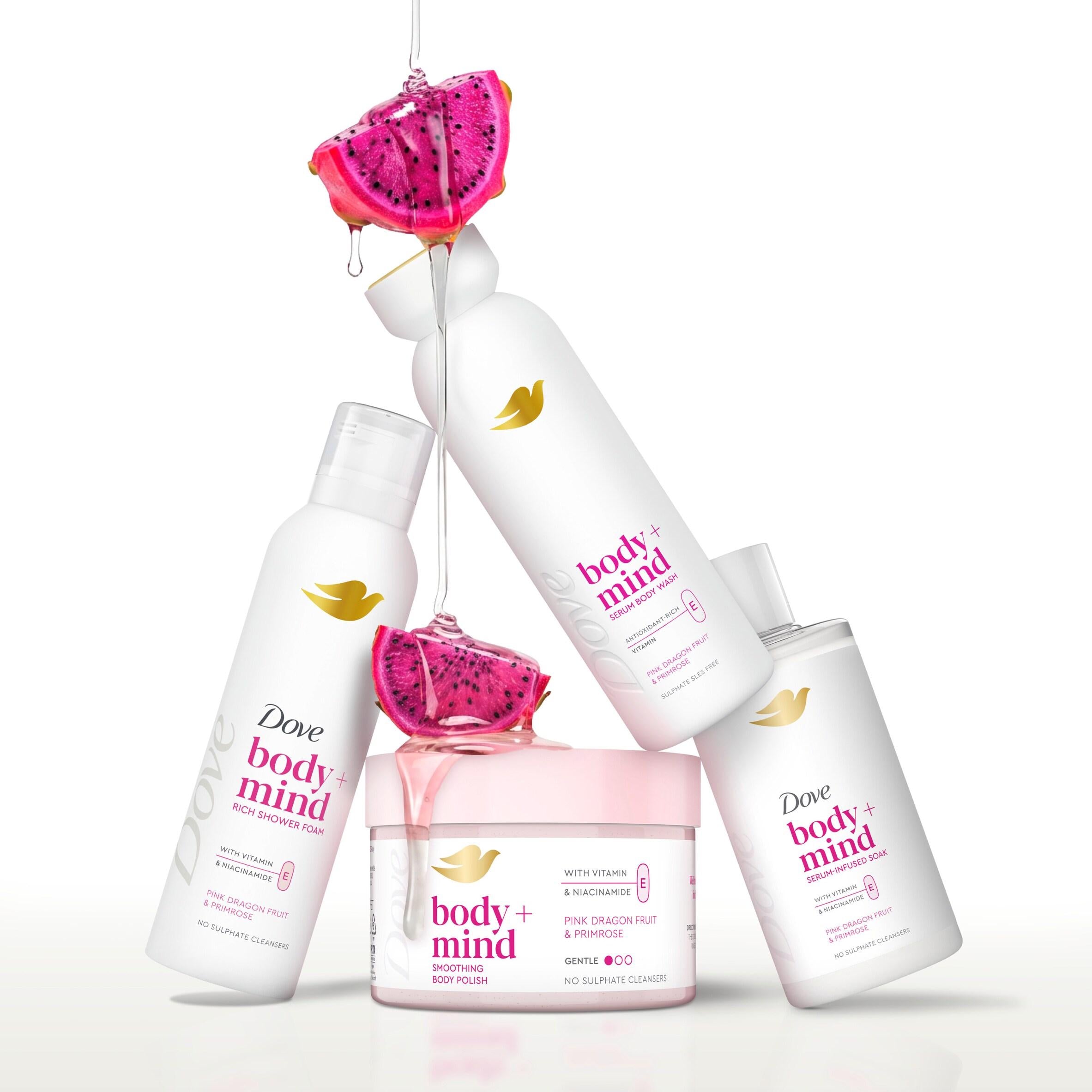 Dove serum body wash Pink Dragon Fruit and Primrose 350ml, UK version