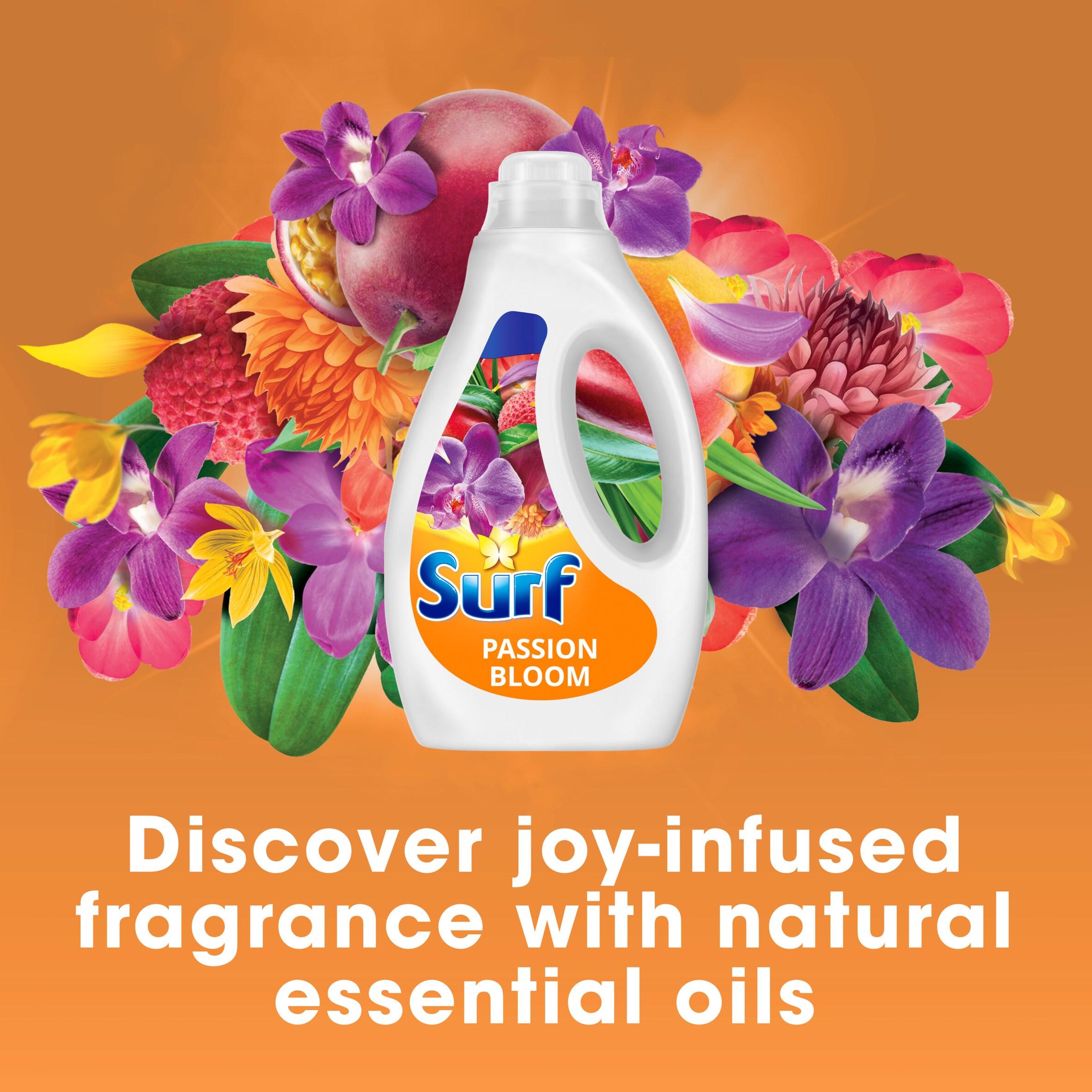 Surf Passion Bloom concentrated laundry washing liquid 1.188L (British brand)