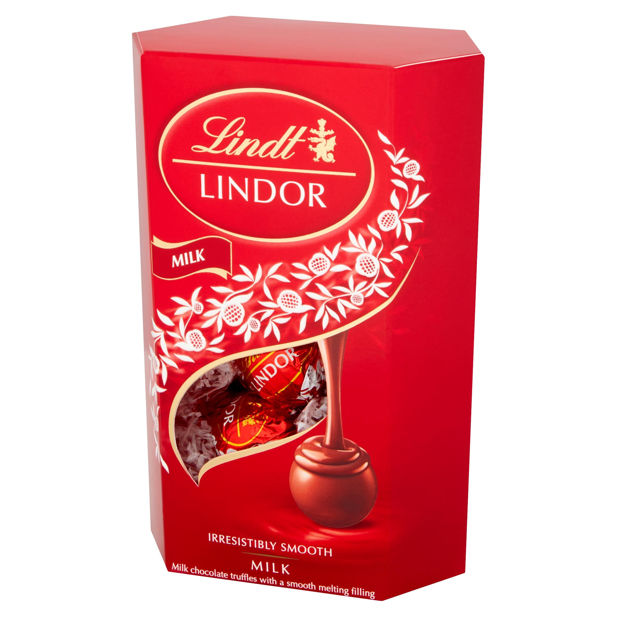 Lindt Lindor milk chocolate truffles 200g, UK version