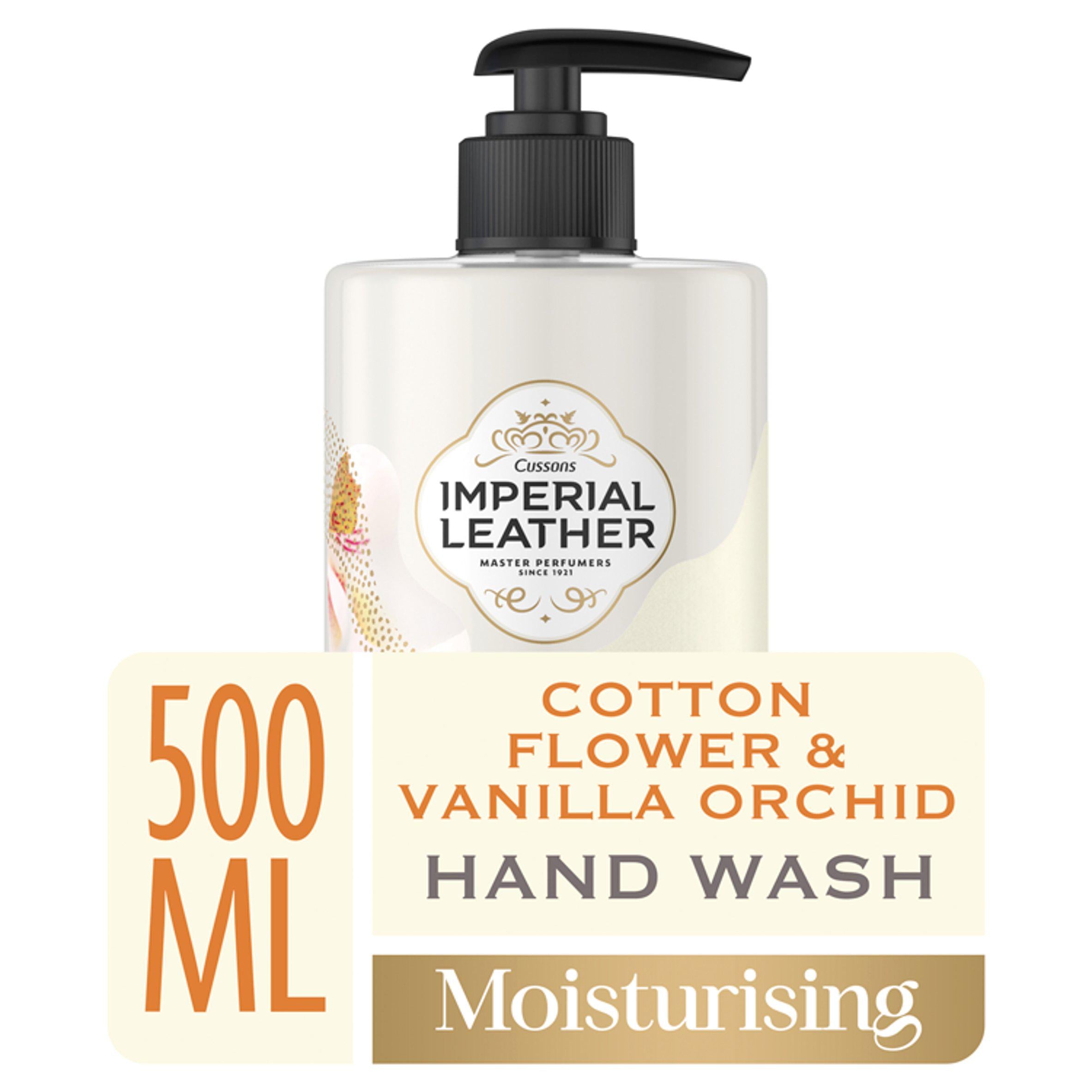 Imperial Leather Moisturing Antibacterial Hand Wash Cotton Flower & Vanilla Orchid 500ml GOODS Sainsburys   