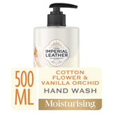 Imperial Leather Moisturing Antibacterial Hand Wash Cotton Flower &amp; Vanilla Orchid 500ml