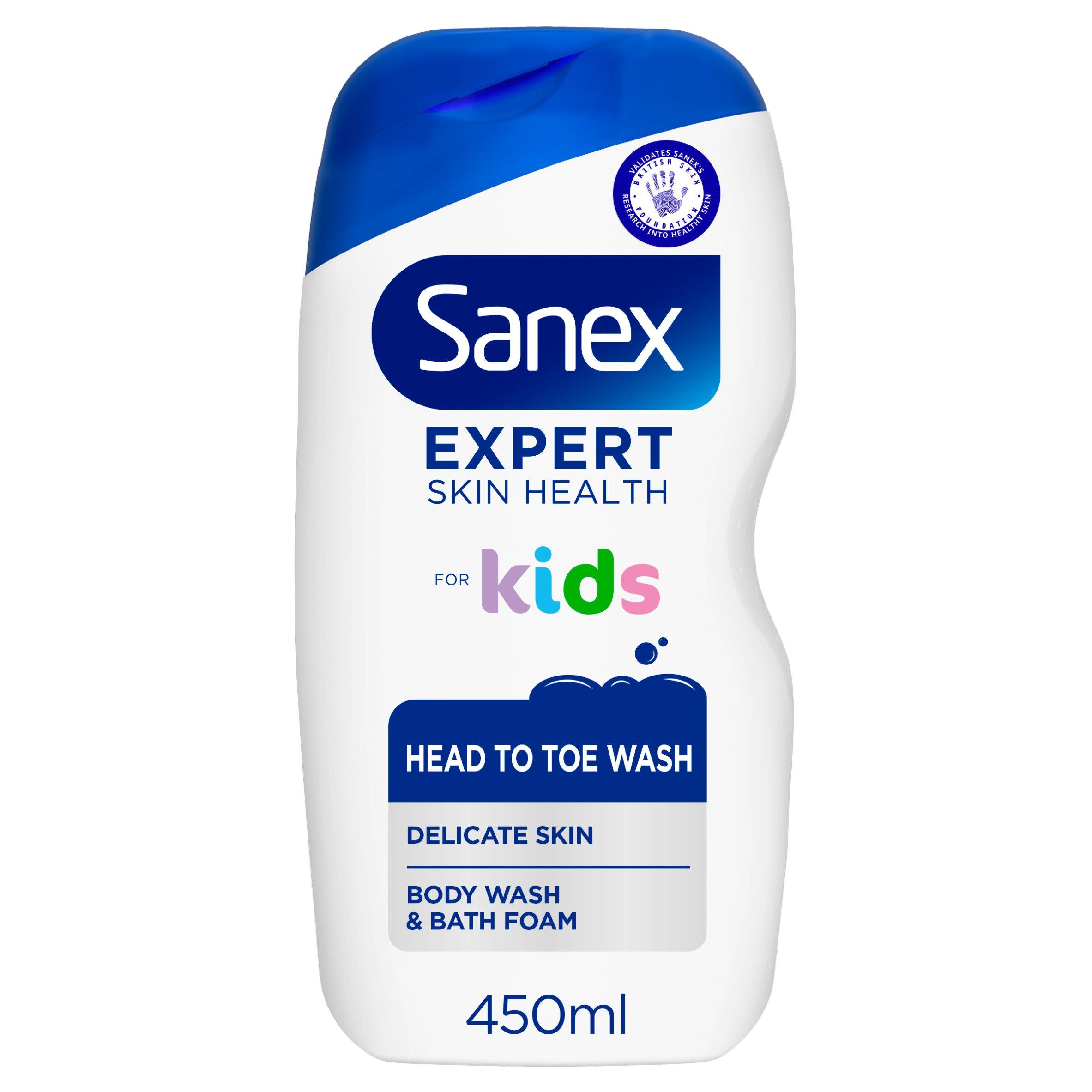 Sanex Expert Skin Health Bath & Body Wash for Kids 450ml GOODS Sainsburys   