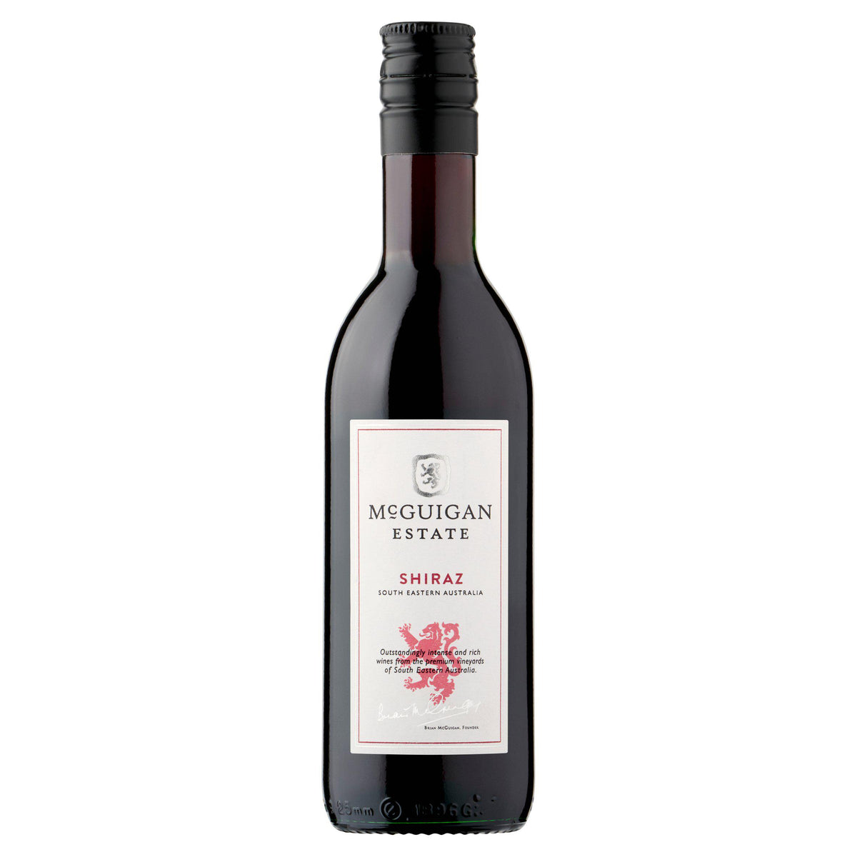 McGuigan Estate Shiraz red wine 18.7cl, imported from the UK