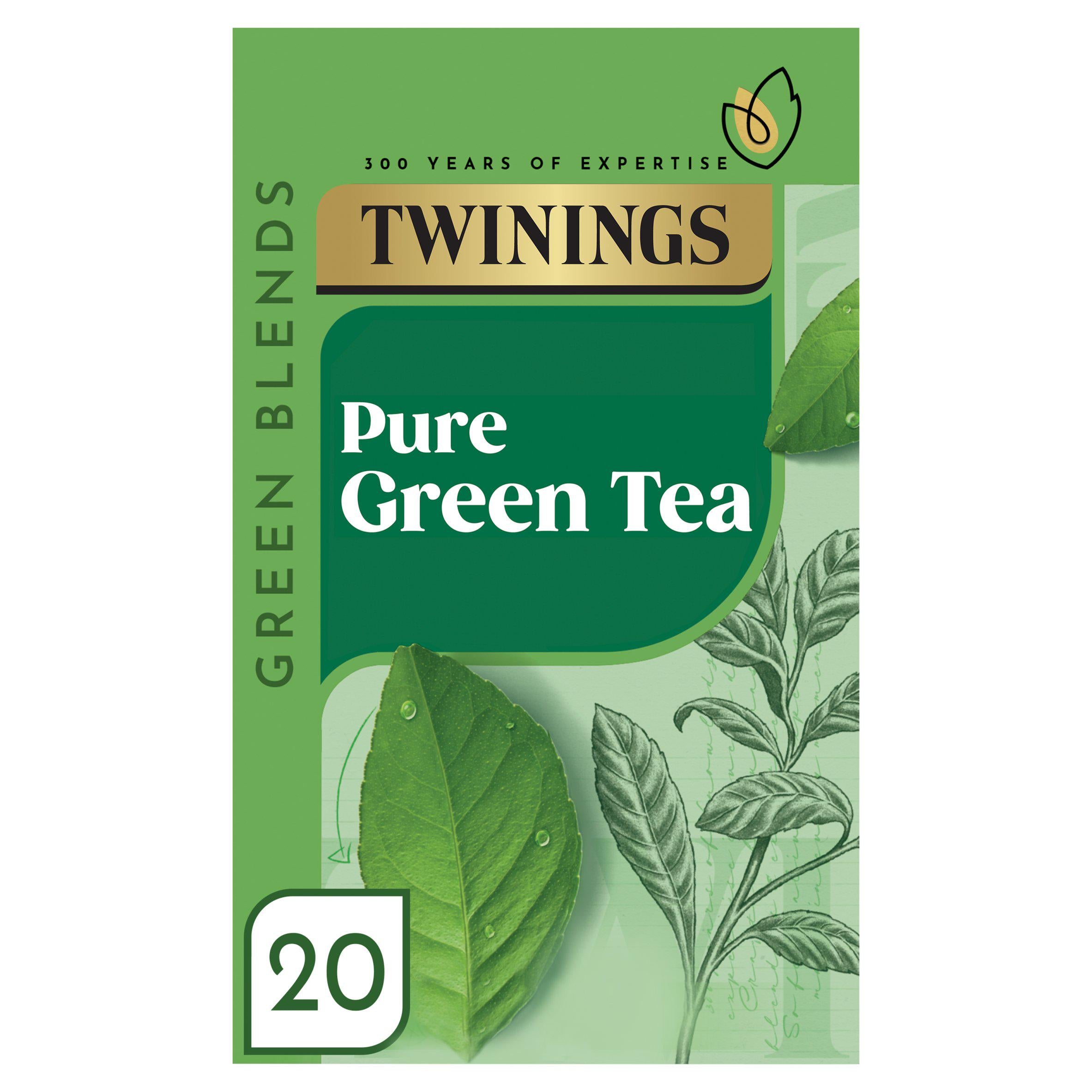 Twinings green tea 20 tea bags (British brand)