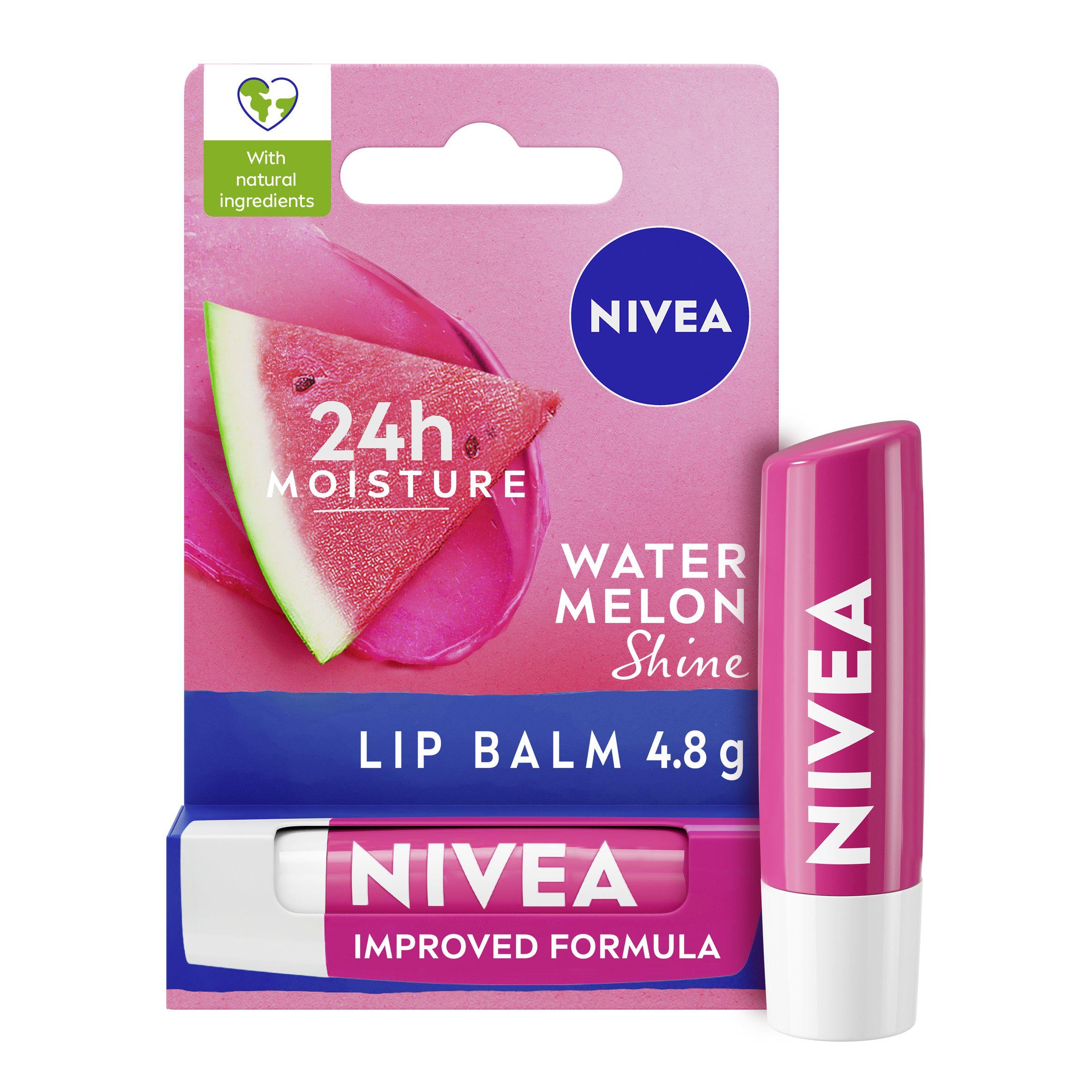 Nivea watermelon shine lip balm 4g (British brand)