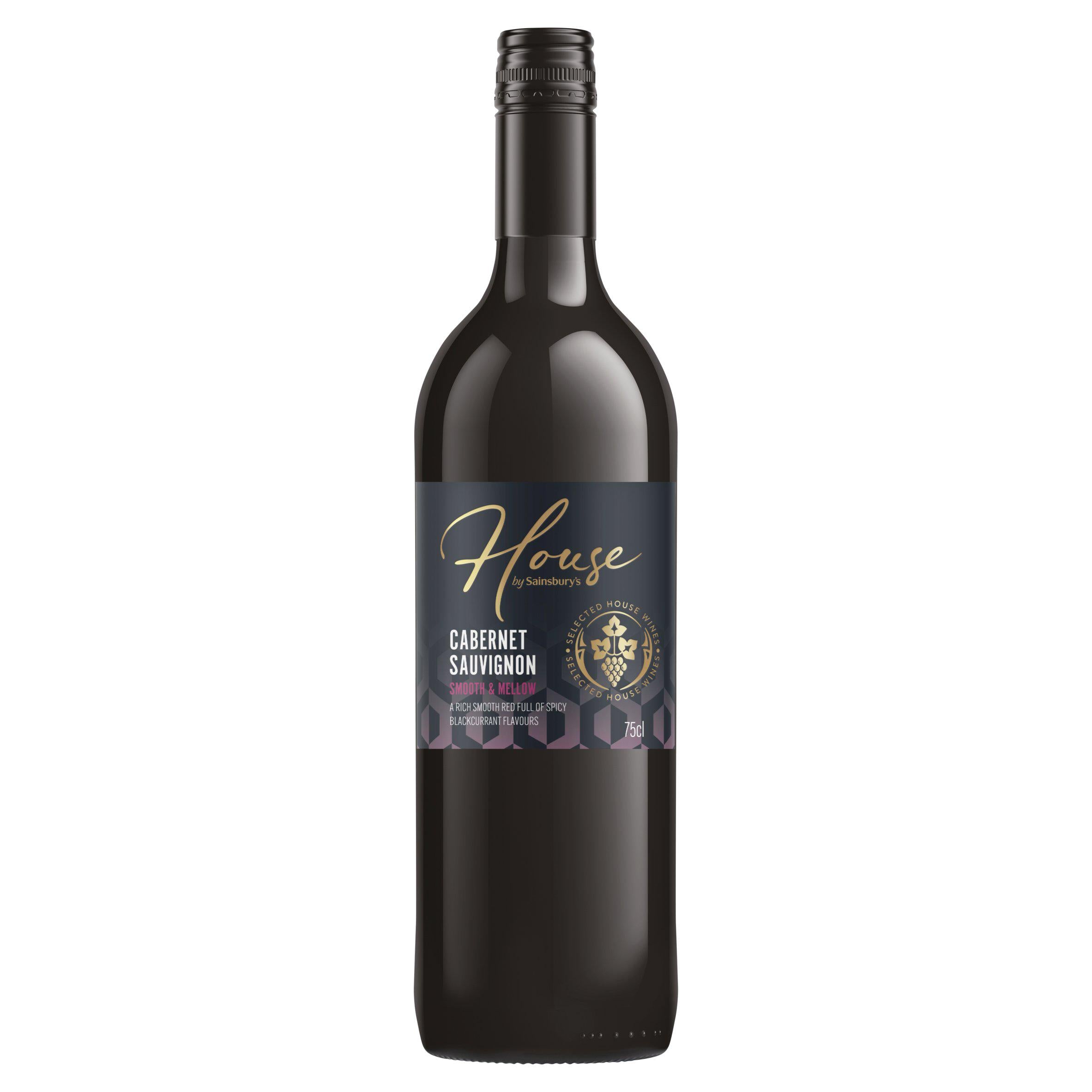 Sainsbury's House Cabernet Sauvignon red wine 75cl (British brand)