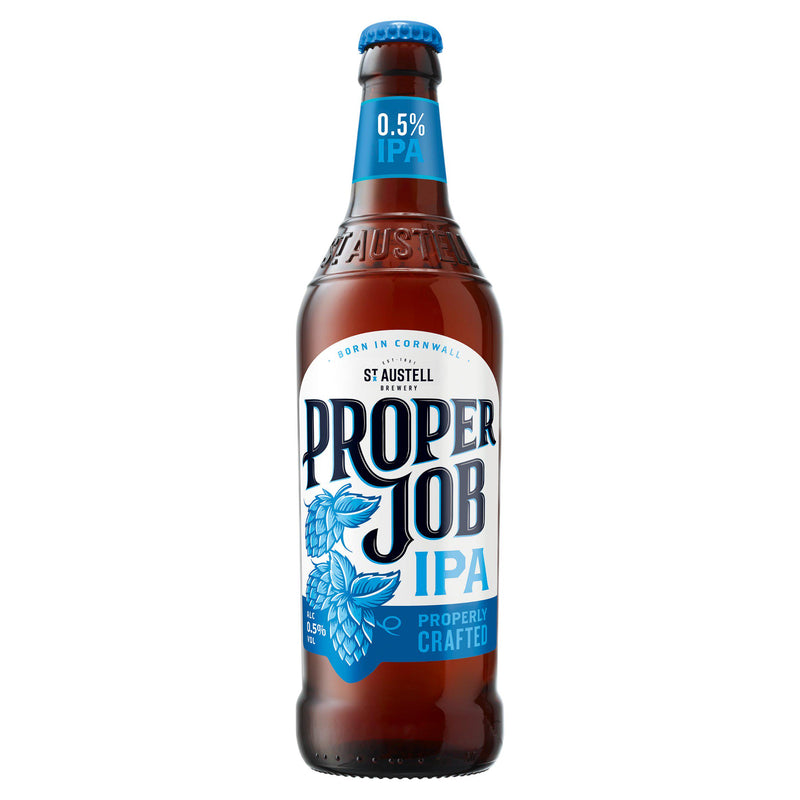 Proper Job low alcohol IPA 0.5% beer (British brand)