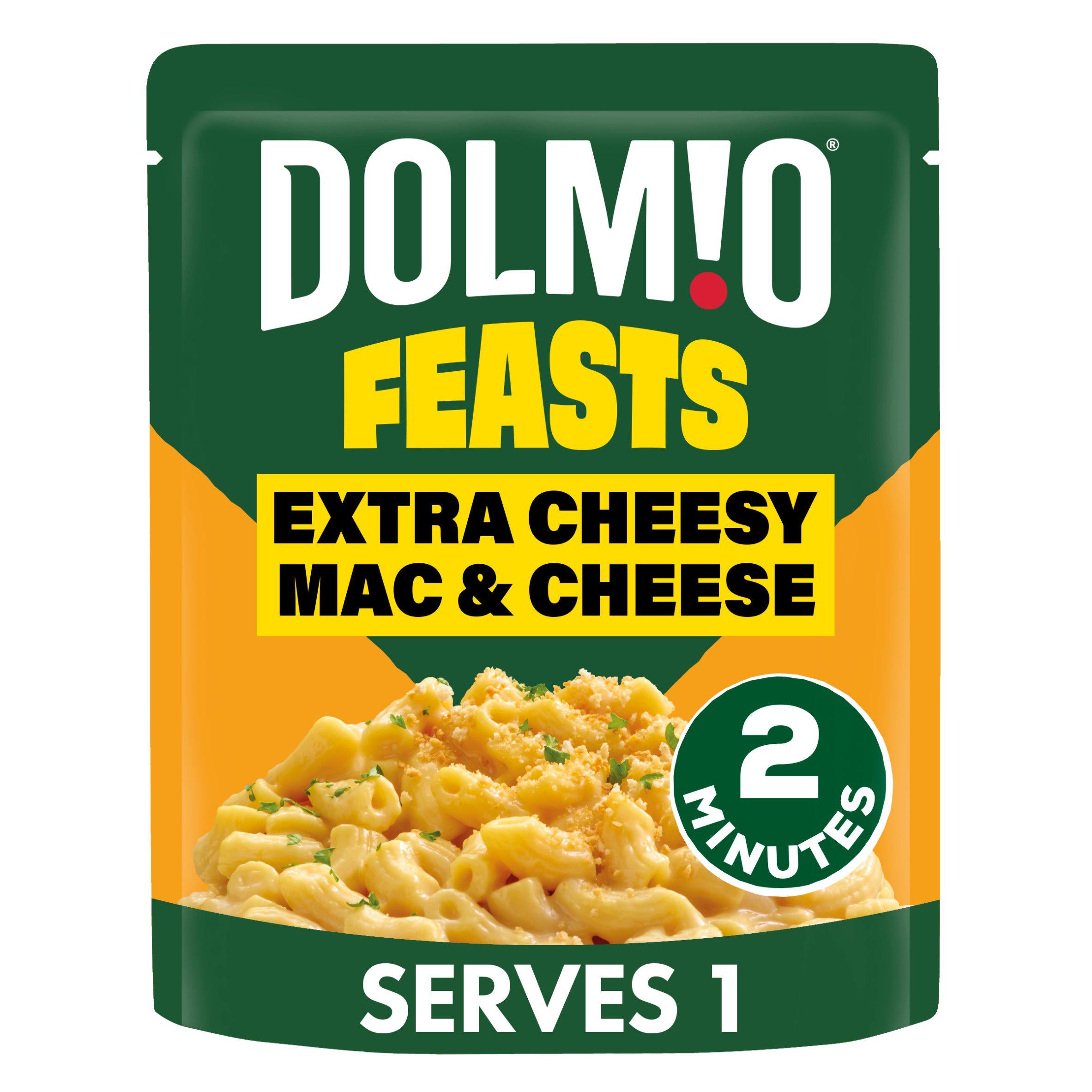 Dolmio Feasts Cheesy Mac & Cheese Pouch 250g - British product