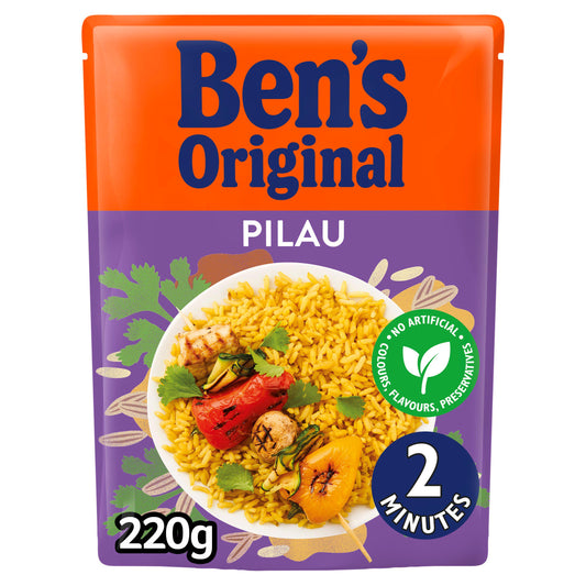 Ben's Original Pilau Microwave Rice 220g GOODS Sainsburys   