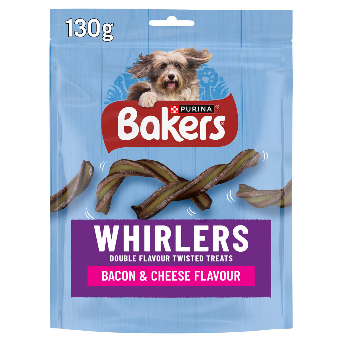 Bakers dog treats bacon and cheese 130g, UK version