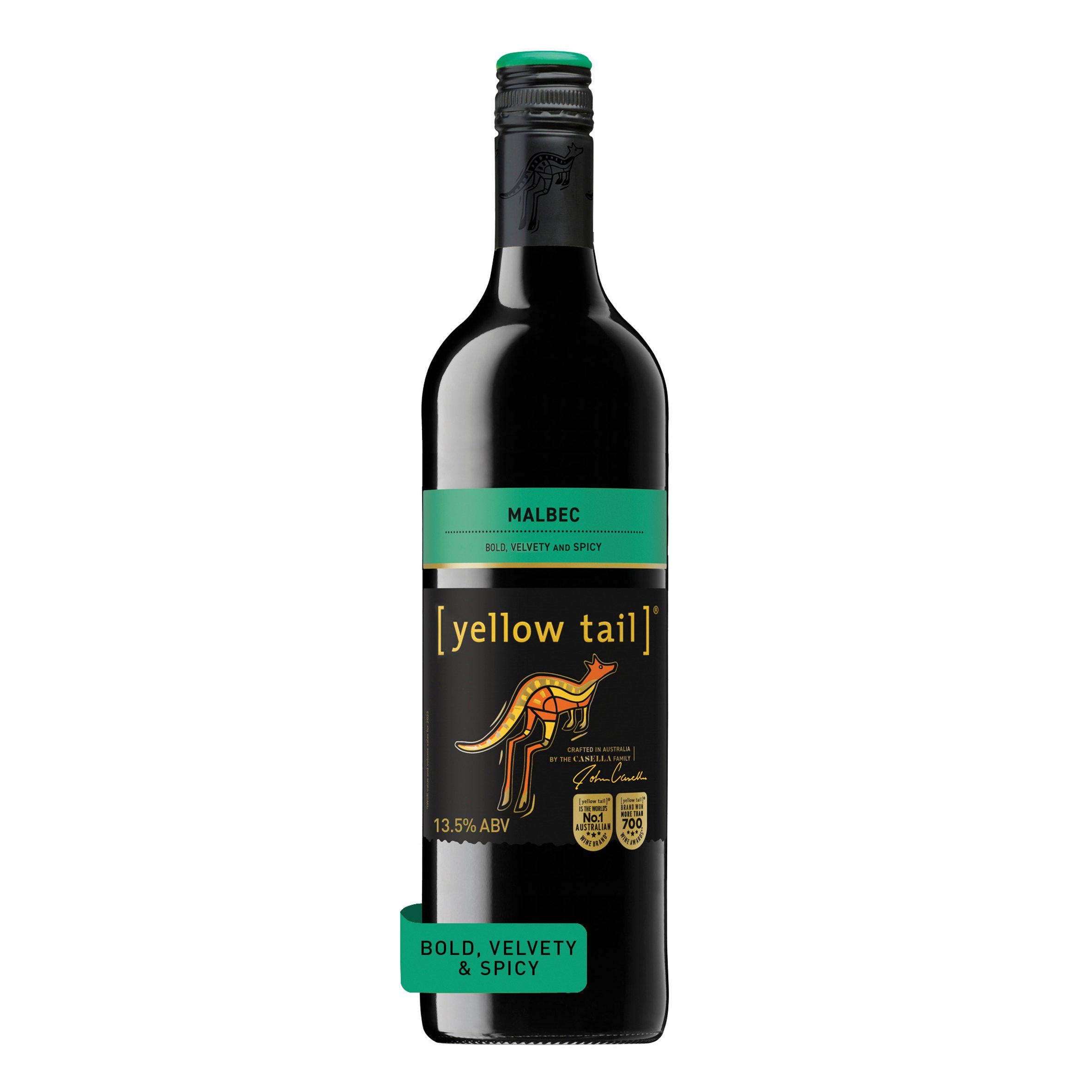Yellow Tail Malbec red wine 75cl (British brand)