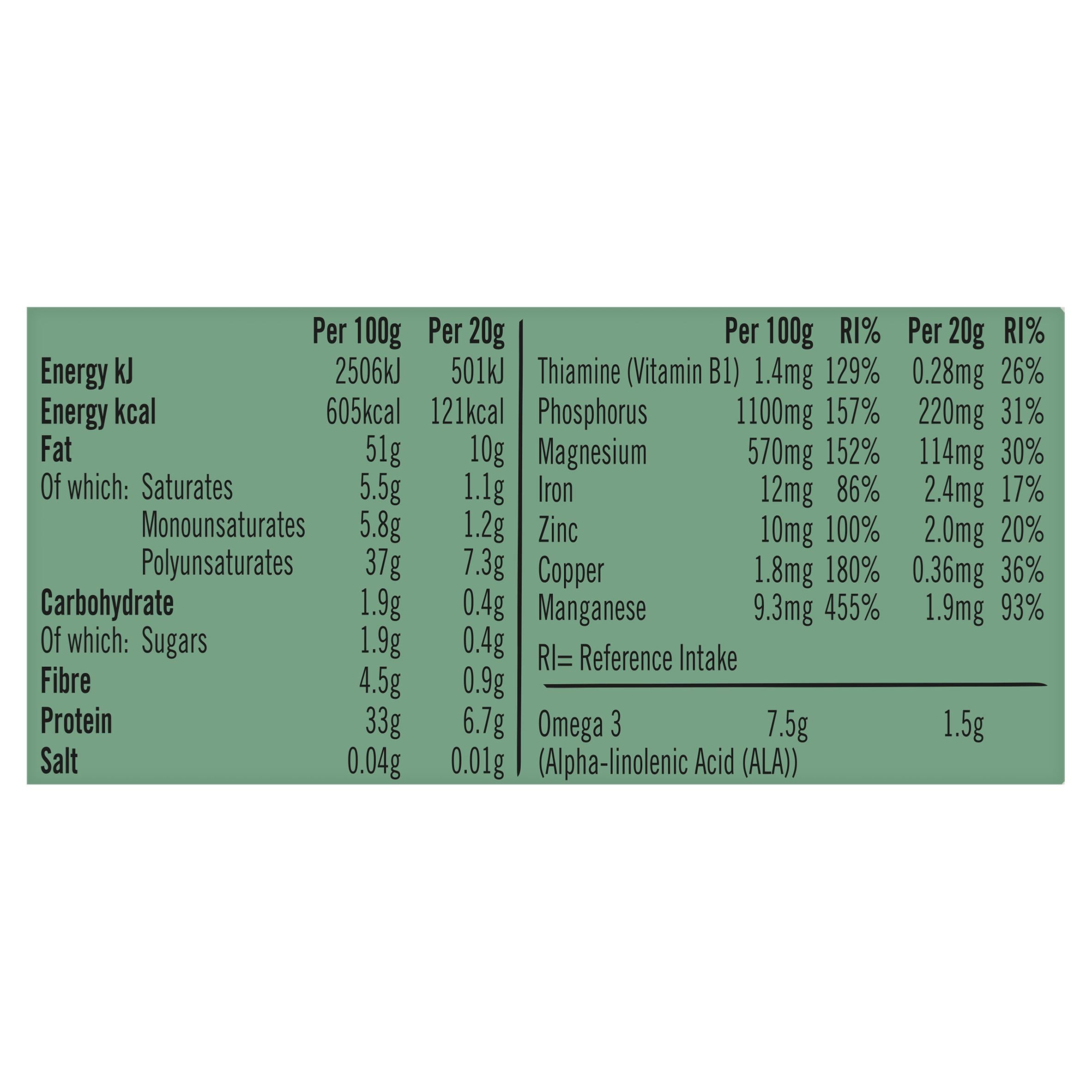 Linwoods shelled hemp seeds 200g - British product