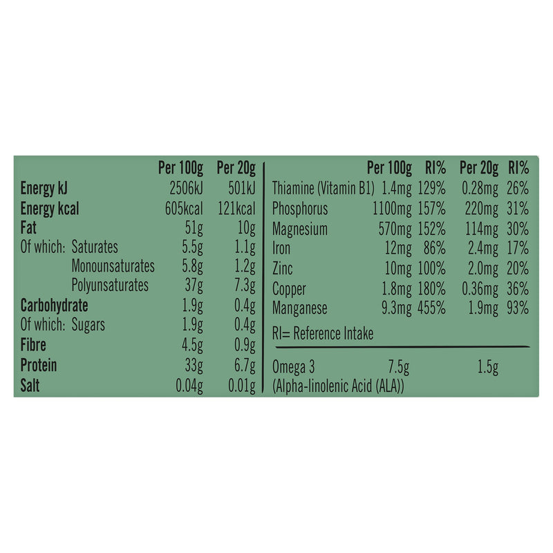 Linwoods shelled hemp seeds 200g - British product