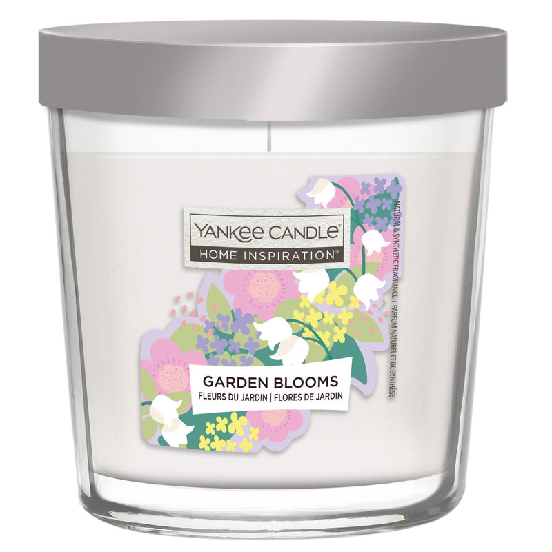 Yankee candle Garden Blooms tumbler with floral scent - British product