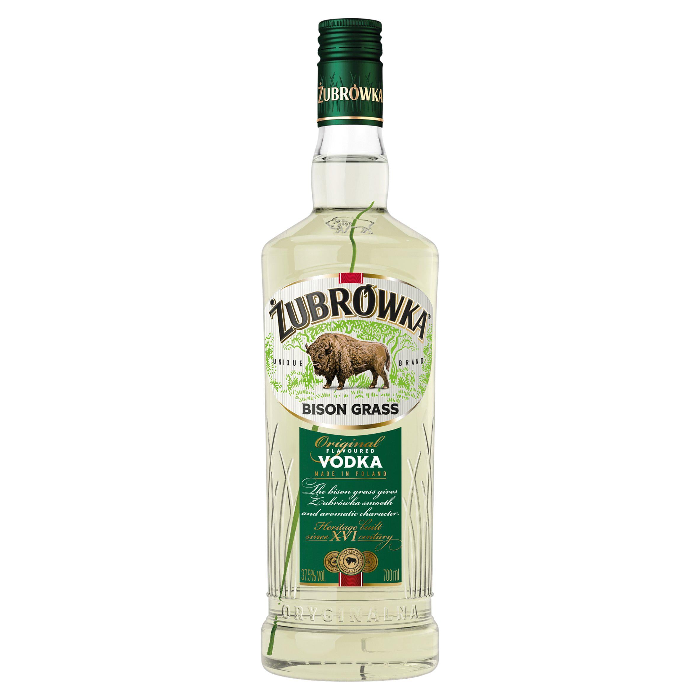 Zubrowka bison grass vodka 70cl - British product
