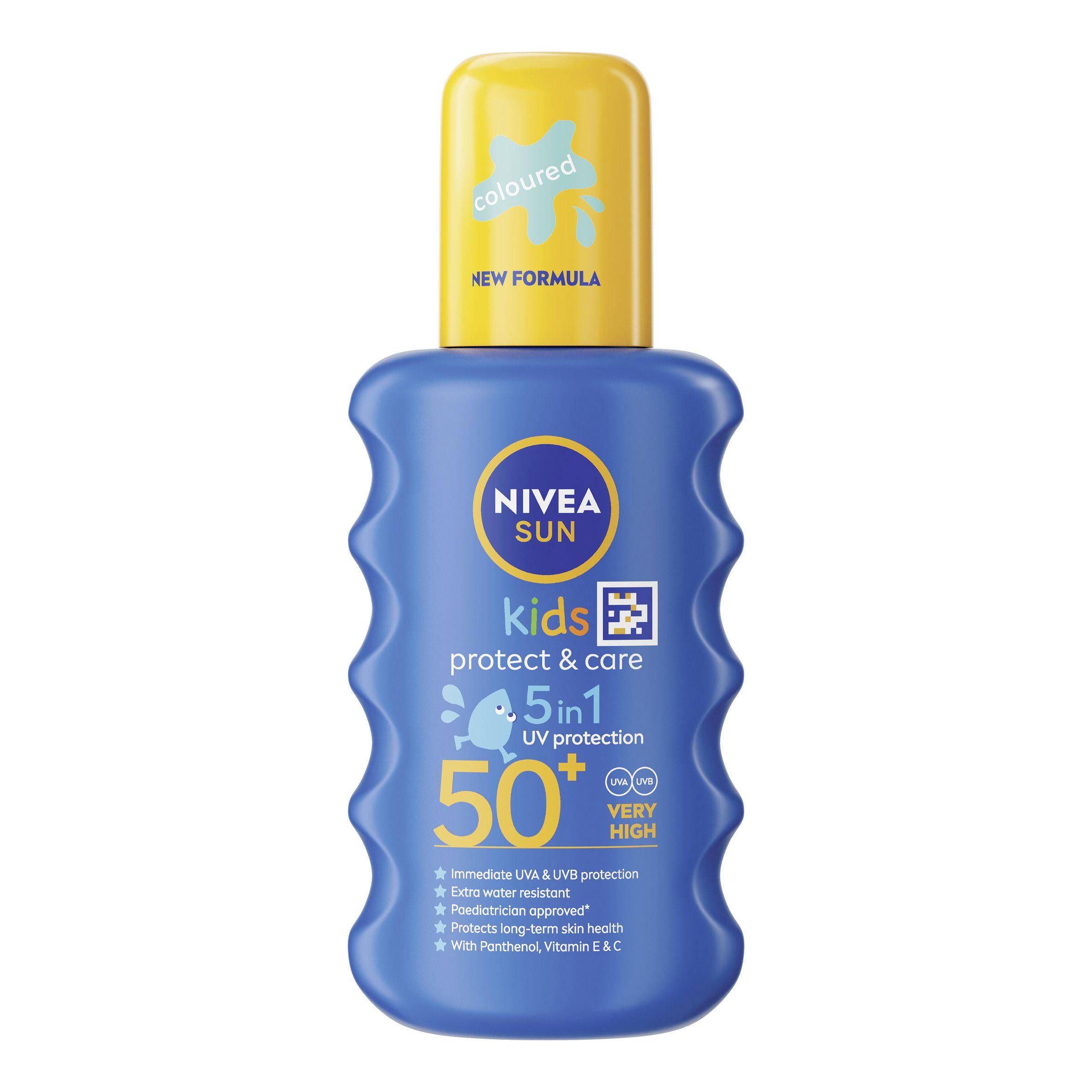 Nivea Sun Kids Spray SPF 50+ 200ml, imported from the UK