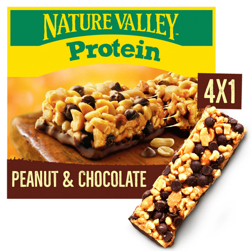 Nature Valley Protein Peanut and Chocolate Cereal Bars 4x42g British product