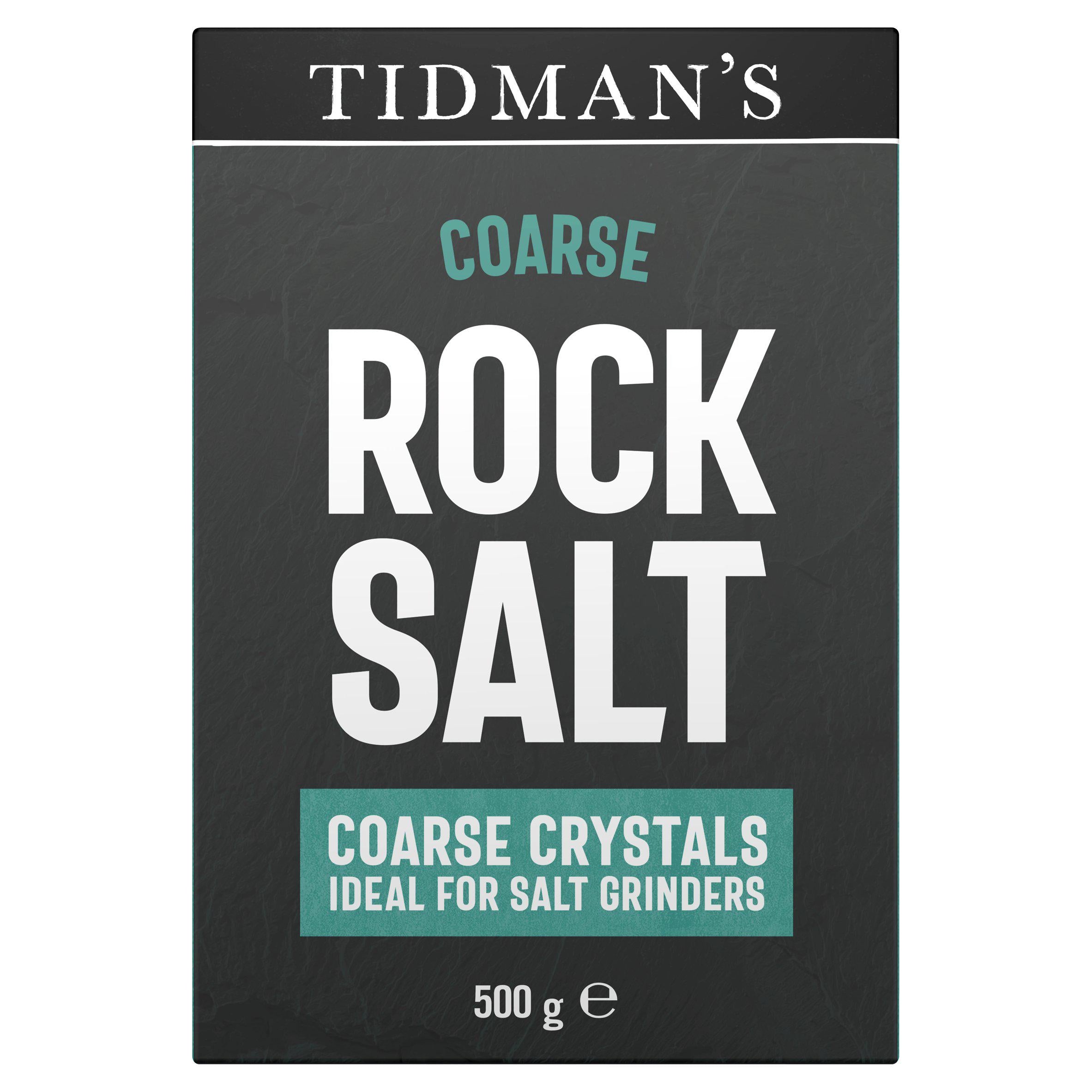 Tidman's coarse rock salt 500g (British brand)