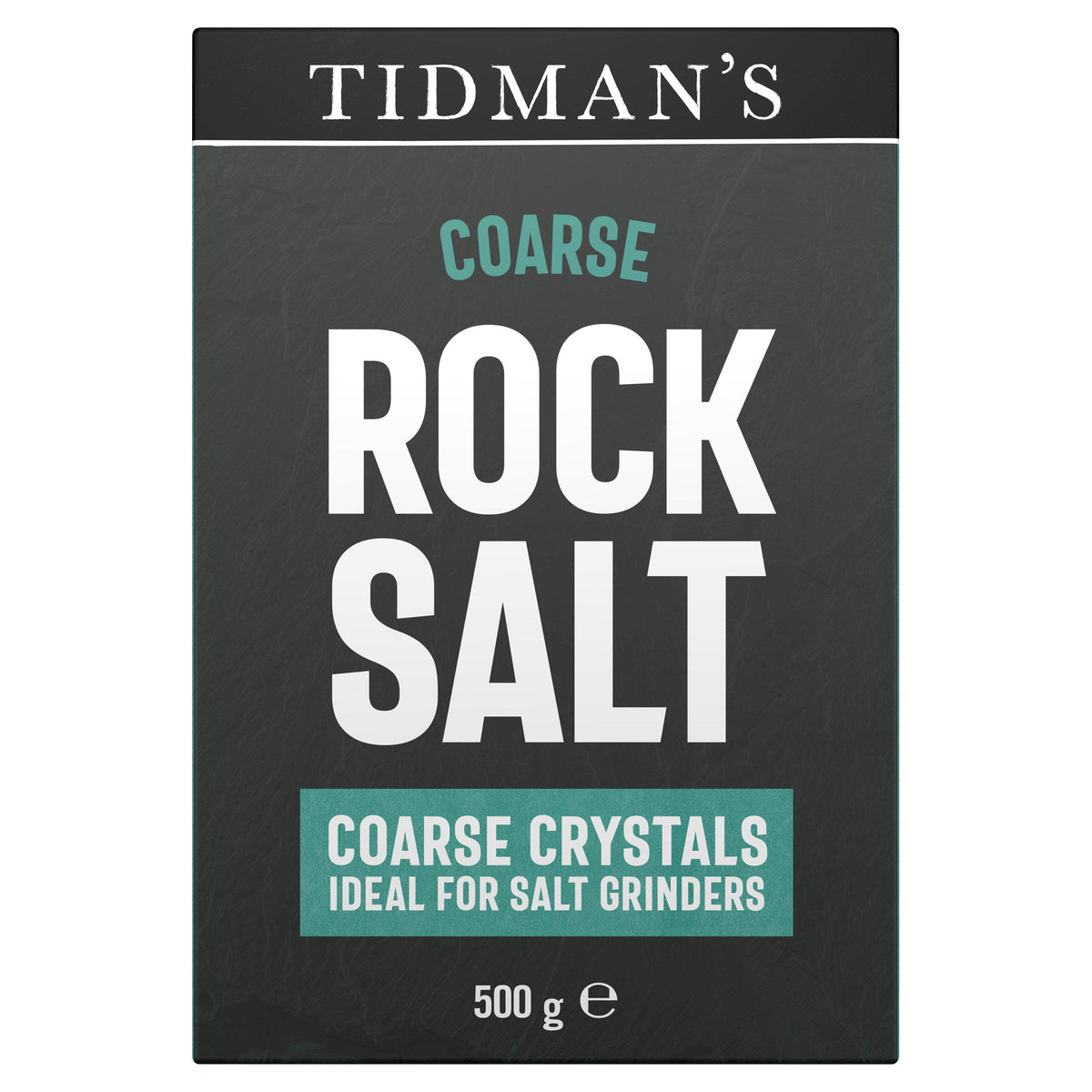 Tidman's coarse rock salt 500g (British brand)