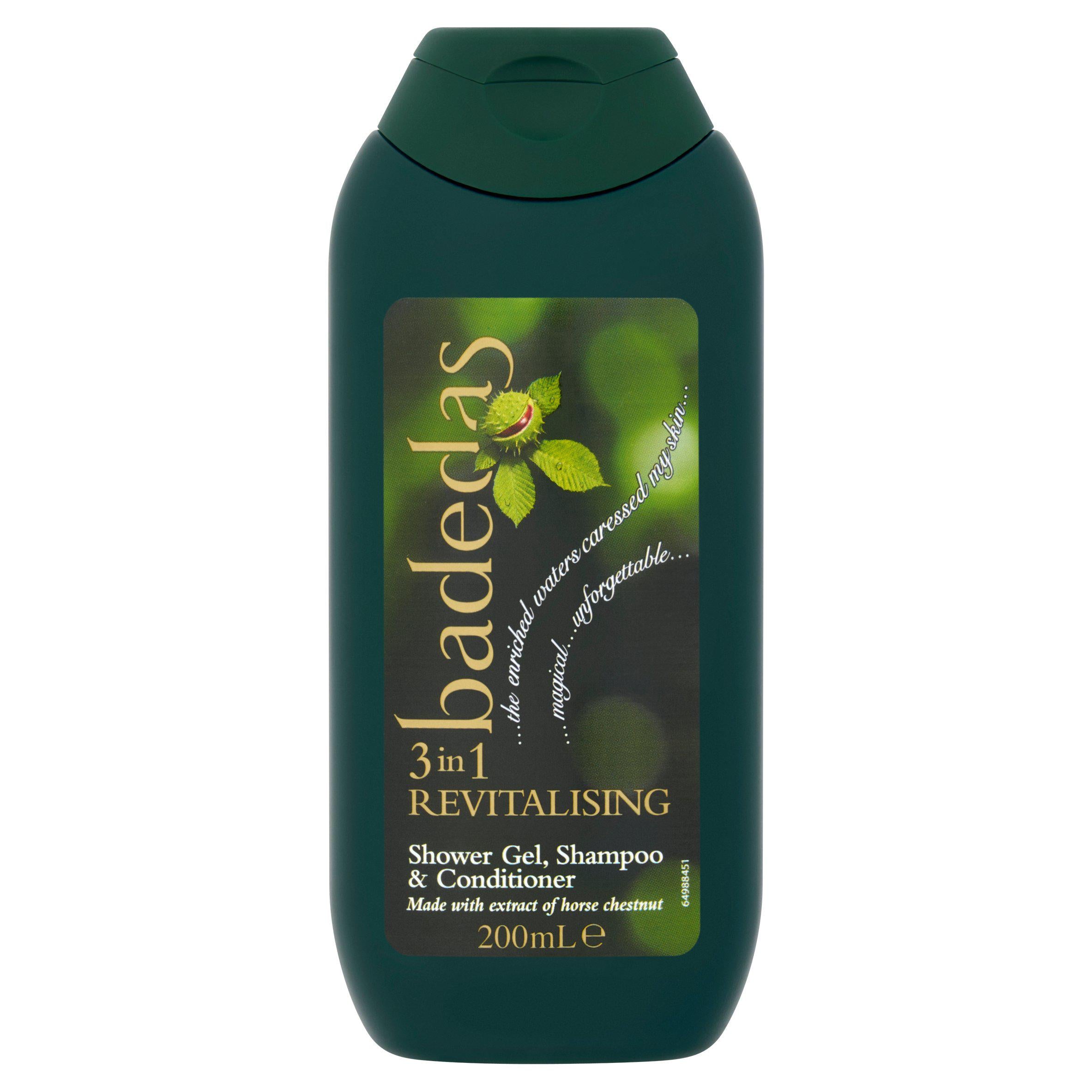 Badedas revitalising shower gel 200ml, imported from the UK