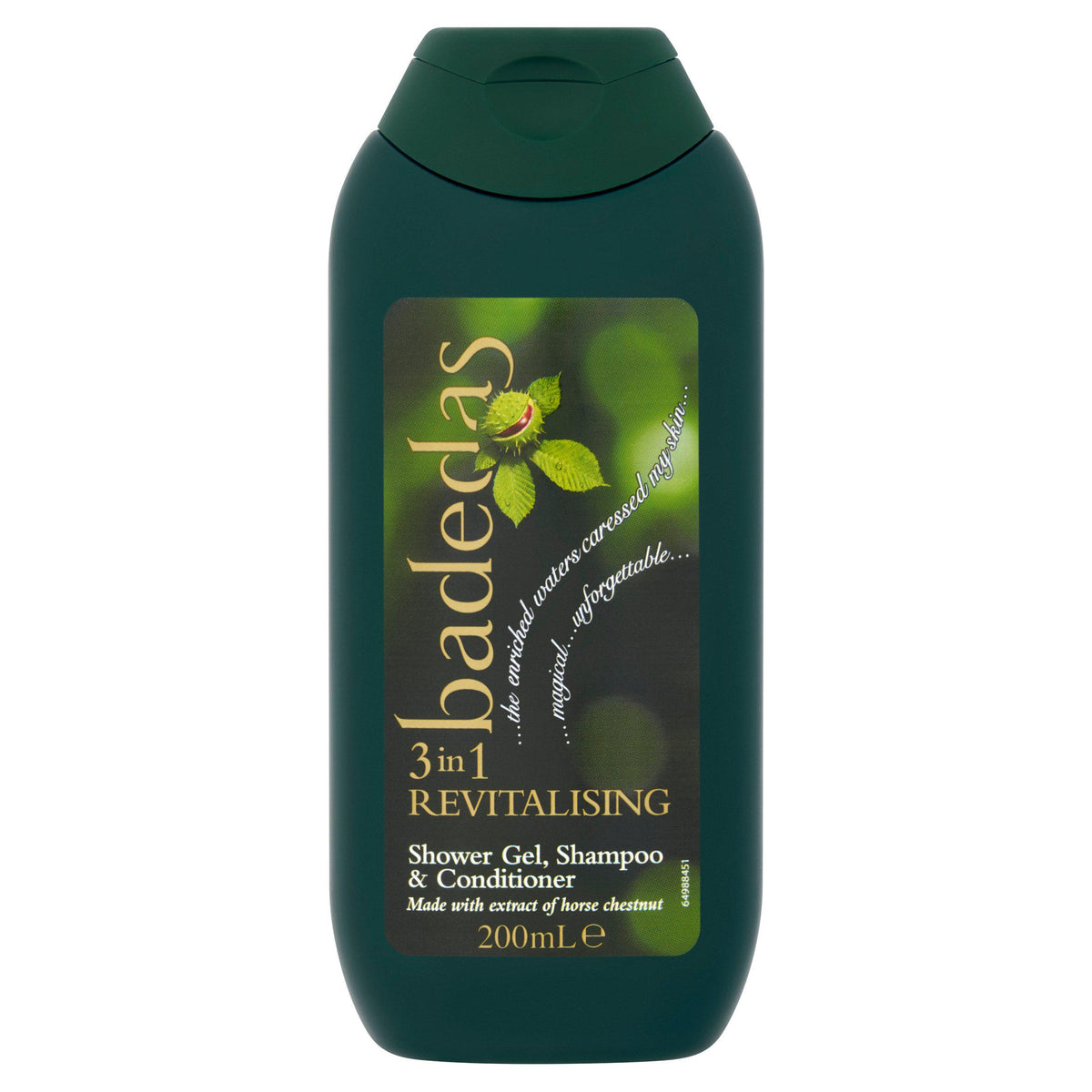Badedas revitalising shower gel 200ml, imported from the UK