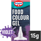 Dr. Oetker violet food colouring gel 15g, imported from the UK