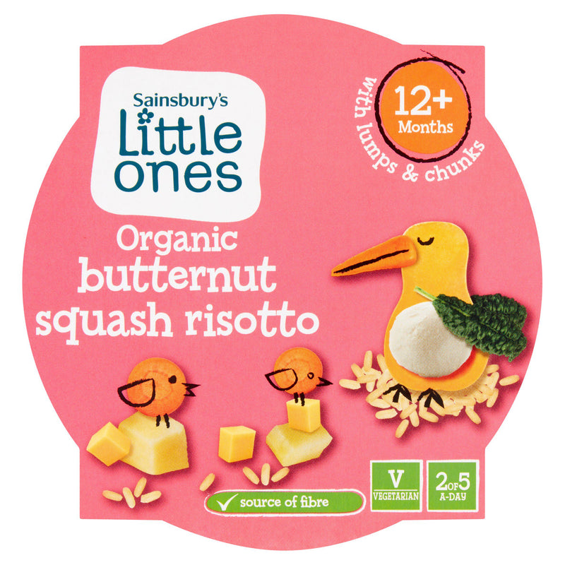 Sainsbury's butternut squash risotto 12+ months 200g, imported from the UK