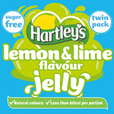 Hartley's sugar free lemon and lime jelly 23g twin pack, UK version