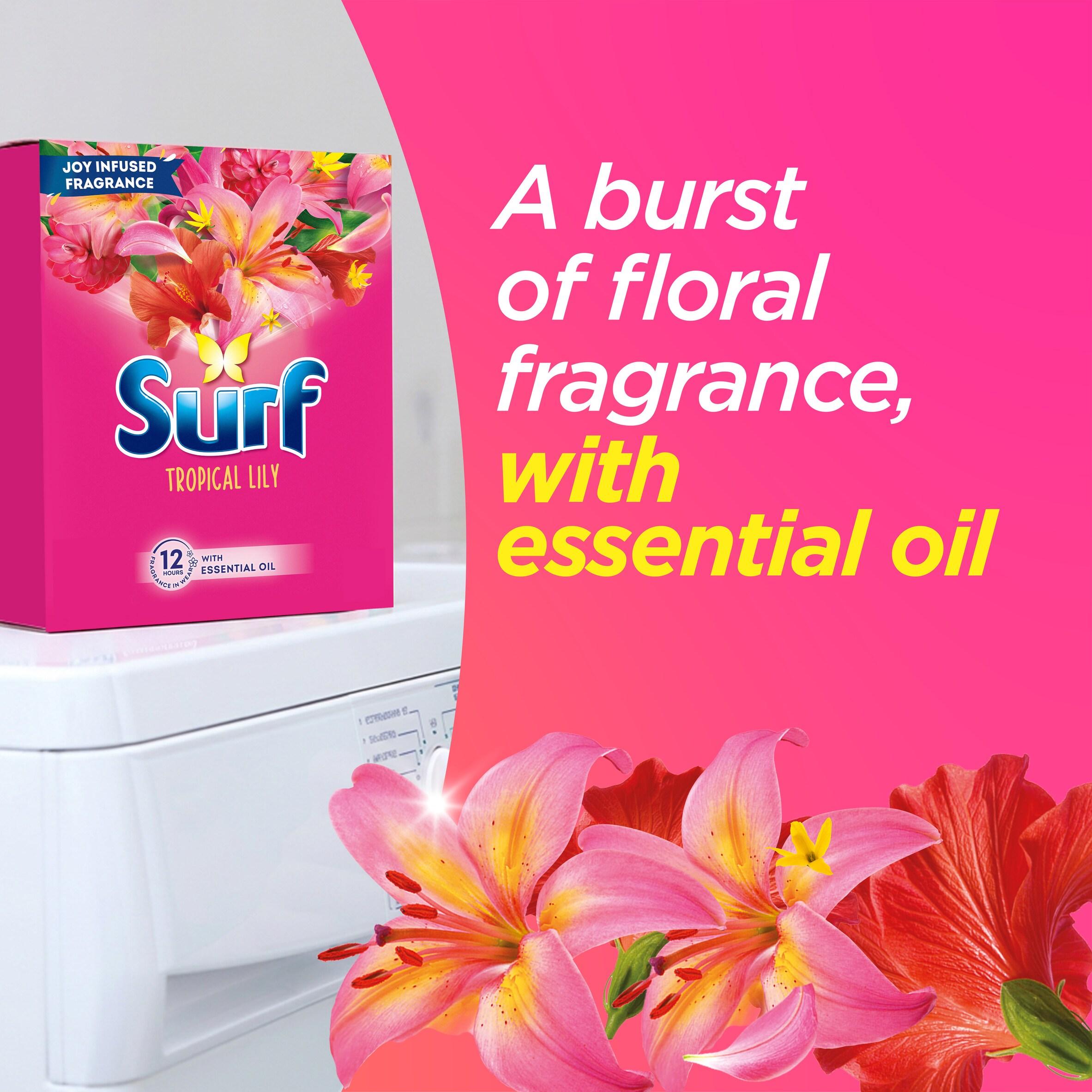 Surf Tropical Lily laundry powder 1.15kg (British brand)