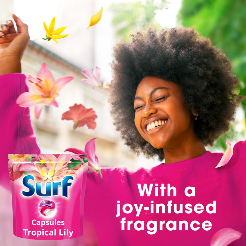 Surf Laundry Capsules Tropical Lily 51 Washes (British brand)