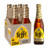 Leffe Blonde Abbey Beer 4x330ml bottles - British product