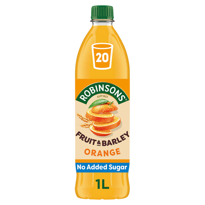 Robinsons orange squash no added sugar 1L (British brand)