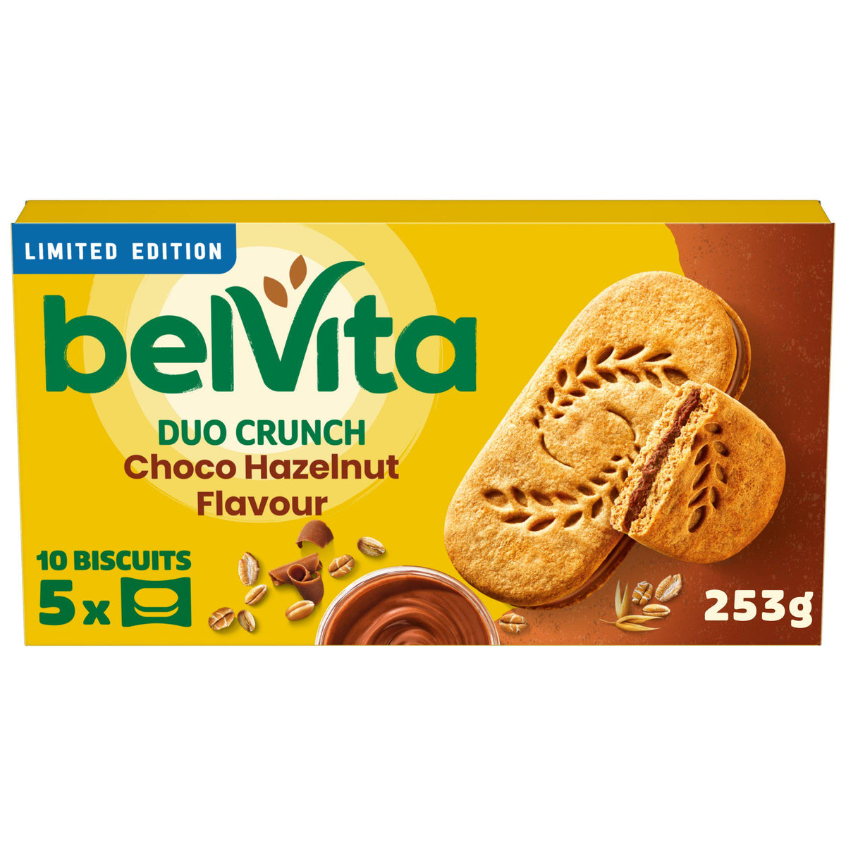 Belvita breakfast biscuits chocolate hazelnut 253g - British product