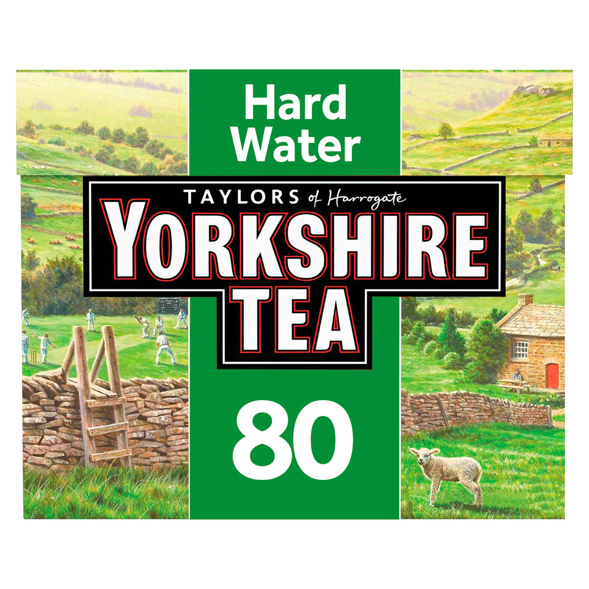 Yorkshire Tea hard water tea bags x80 - British product