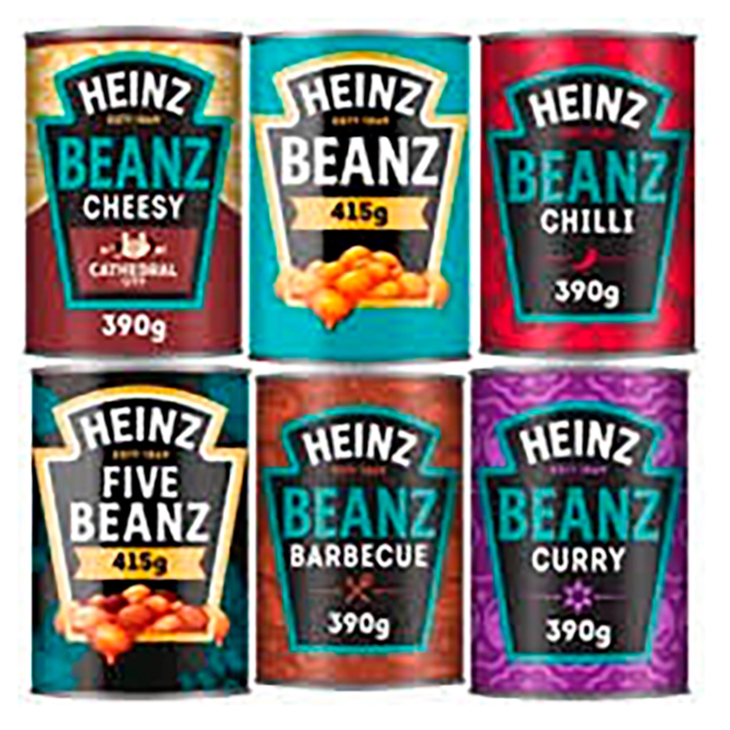 Heinz five mixed beans 415g, imported from the UK