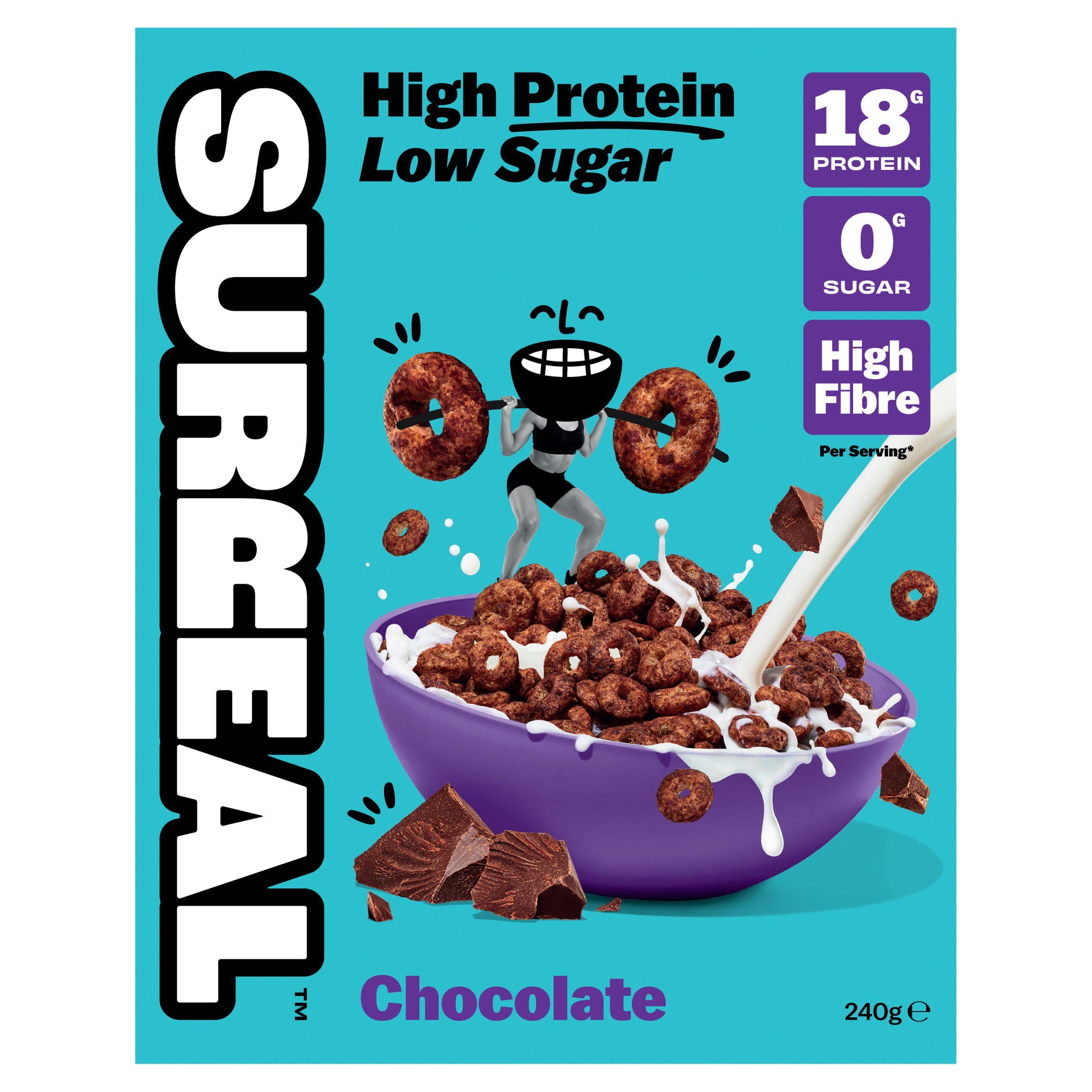 Surreal cocoa high protein cereal 240g (British brand)