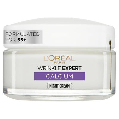 Sainsburys L'Oréal Paris Wrinkle Expert 55& Night Cream 50ml- Buy online at McGrocer