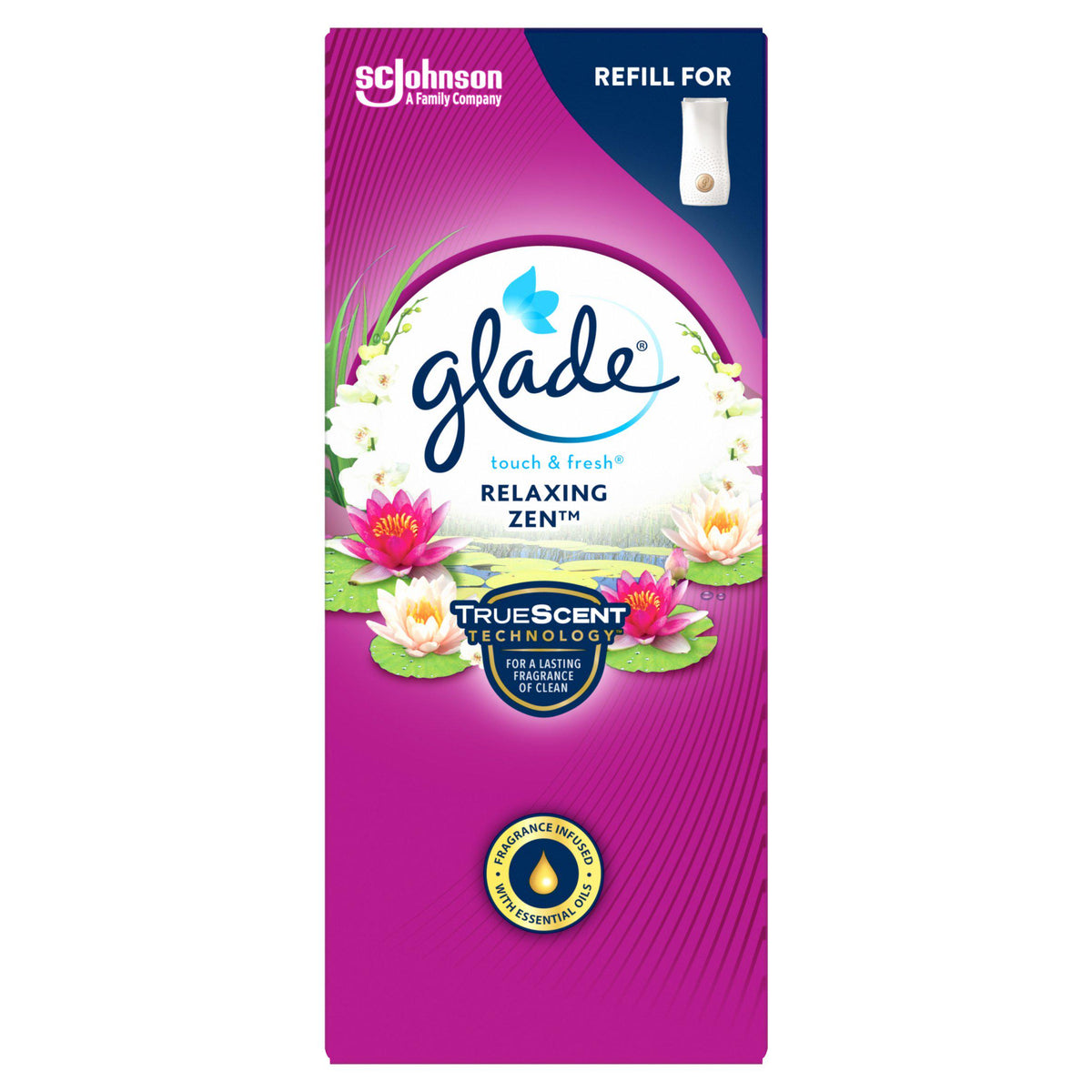 Glade air freshener refill Relaxing Zen 10ml - British product