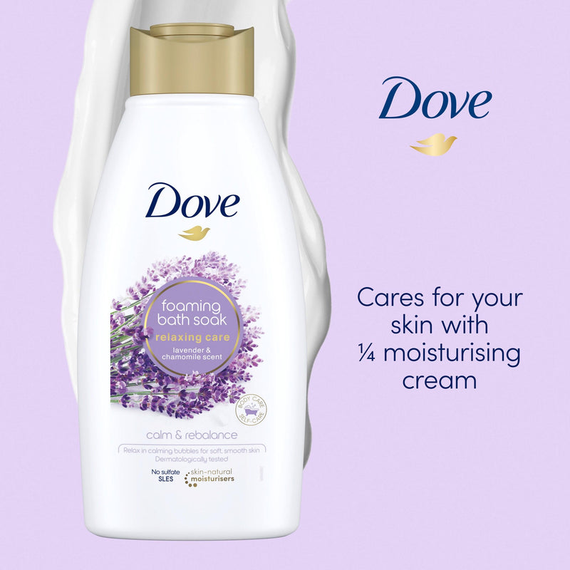Dove Foaming Bath Soak Lavender Chamomile 450ml - British product