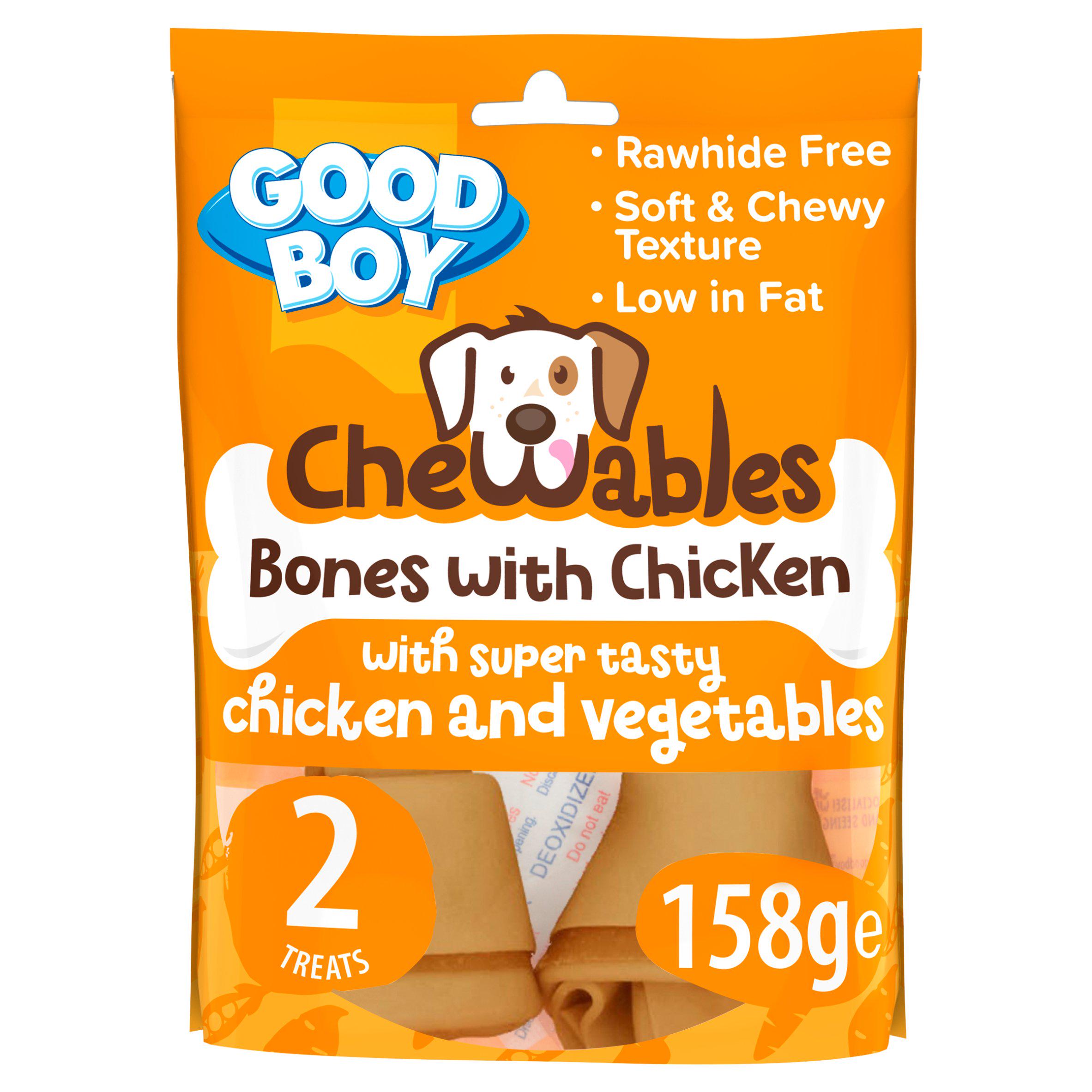 Good Boy Chicken Bone Chewable Dog Treats 158g, UK version