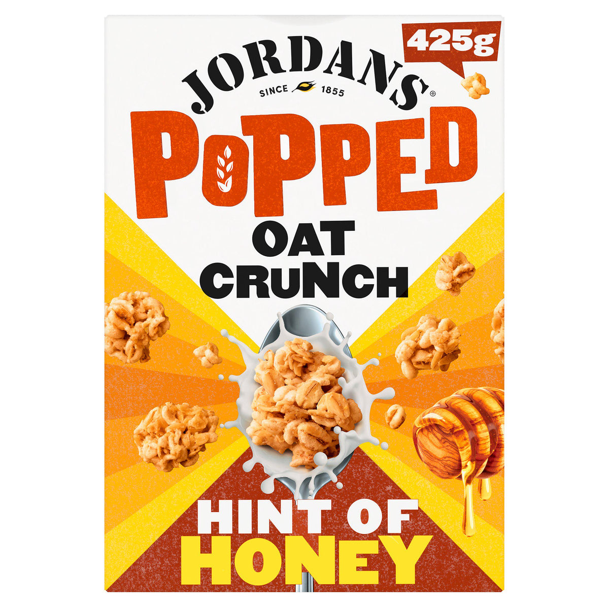 Jordans Popped Oat Crunch breakfast cereal 425g, UK version