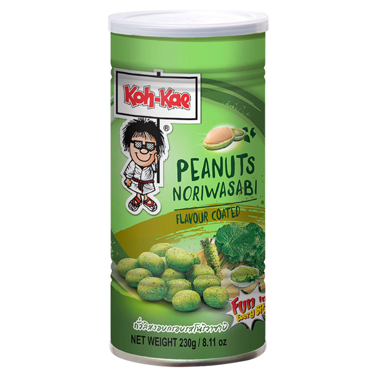 Koh-Kae peanuts nori wasabi coated 230g, UK version